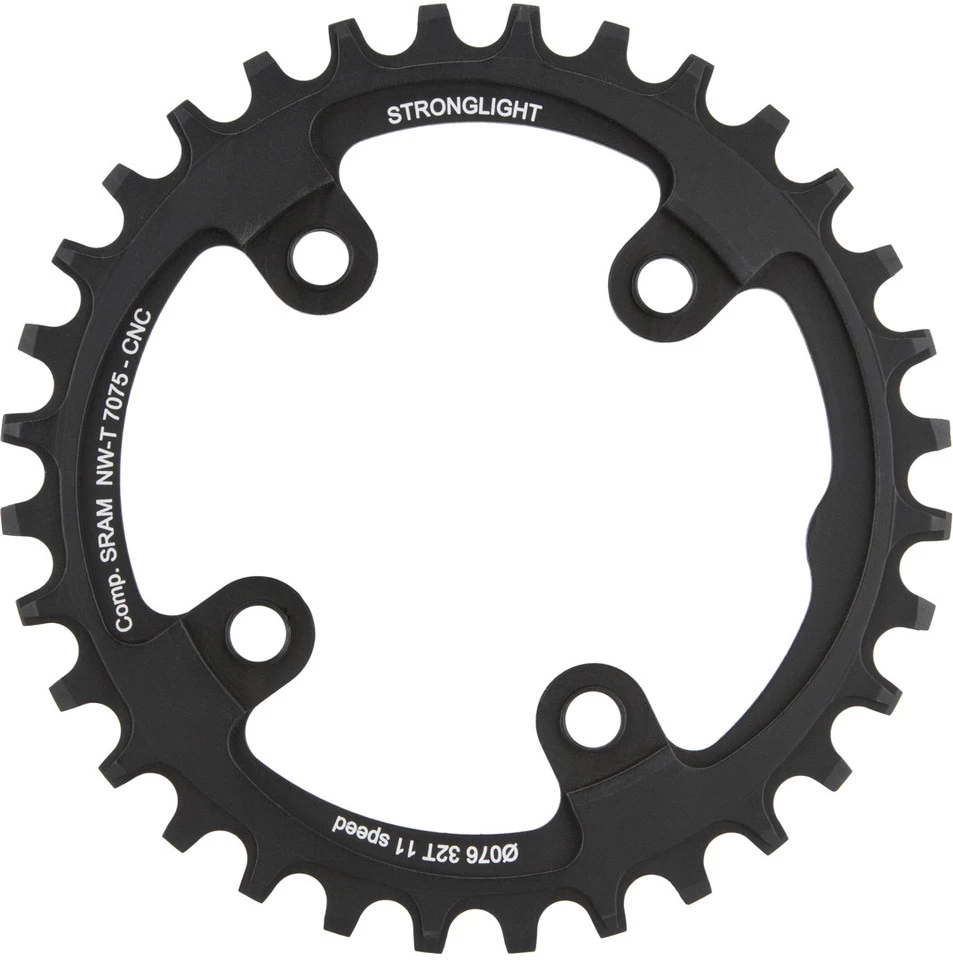 Stronglight Kettenblatt SRAM XX1 11-fach, 4-Arm, 76 Mm Lochkreis 1 Stronglight Kettenblatt SRAM XX1 11-fach, 4-Arm, 76 Mm Lochkreis