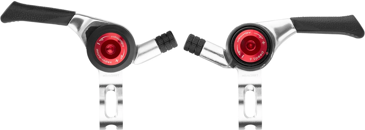 MICROSHIFT SL-T10 V+h Set Daumenschalthebel 2-/3-/10-fach Für Shimano Road 1 MICROSHIFT SL-T10 V+h Set Daumenschalthebel 2-/3-/10-fach Für Shimano Road