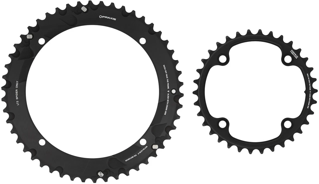 Praxis Works X-Rings Road Kettenblatt-Set, 4-Arm, 160/104 Mm Lochkreis 4 Praxis Works X-Rings Road Kettenblatt-Set, 4-Arm, 160/104 Mm Lochkreis – Bild 4