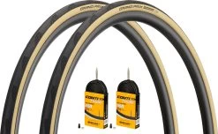 Continental Grand Prix 5000 28" Faltreifen 2er-Set + Race Schläuche 28 -Shimano Store 398903