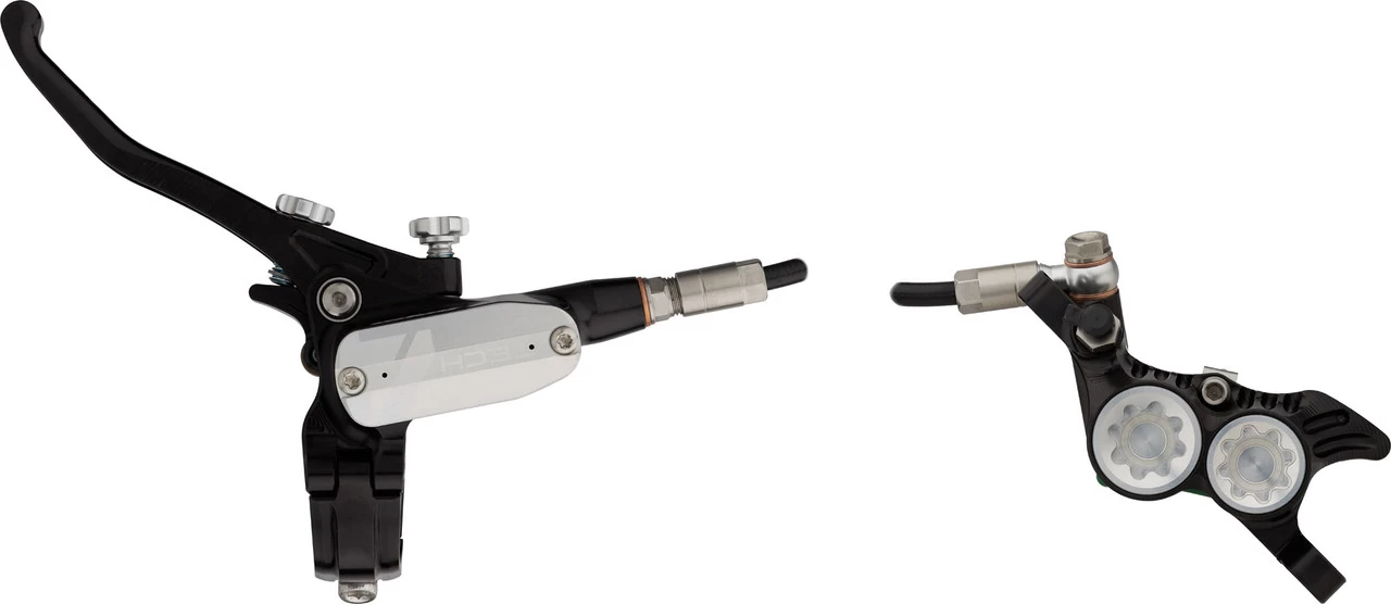 HOPE Tech 4 V4 V+h Set Scheibenbremse Mit Kunststoffleitung 2 HOPE Tech 4 V4 V+h Set Scheibenbremse Mit Kunststoffleitung – Bild 2