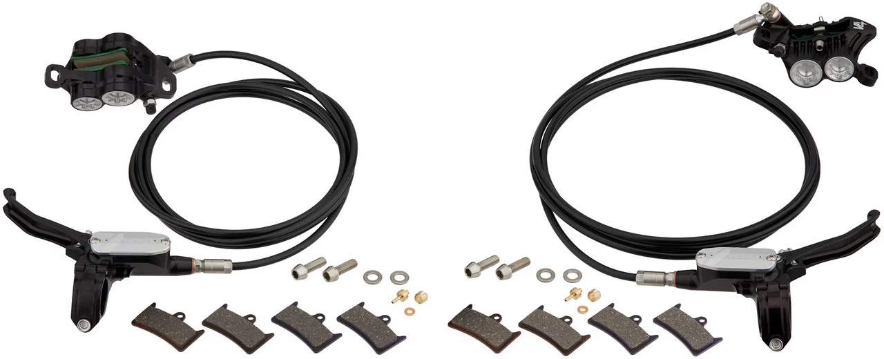 HOPE Tech 4 V4 V+h Set Scheibenbremse Mit Kunststoffleitung 12 HOPE Tech 4 V4 V+h Set Scheibenbremse Mit Kunststoffleitung – Bild 12